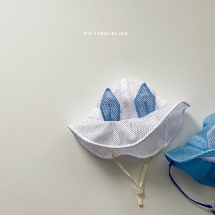 Shinseage Kids - Korean Children Fashion - #littlefashionista - Rabbit Mesh String Bucket Hat - 3