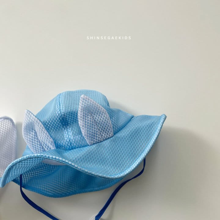 Shinseage Kids - Korean Children Fashion - #minifashionista - Rabbit Mesh String Bucket Hat - 5