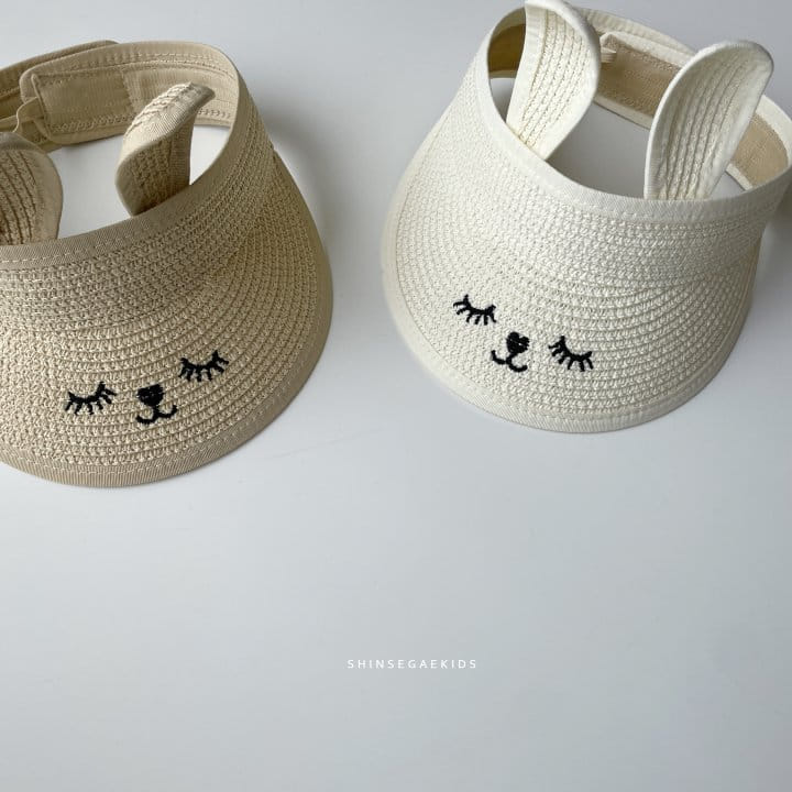 Shinseage Kids - Korean Children Fashion - #minifashionista - Rabbit Face Sun Cap - 6