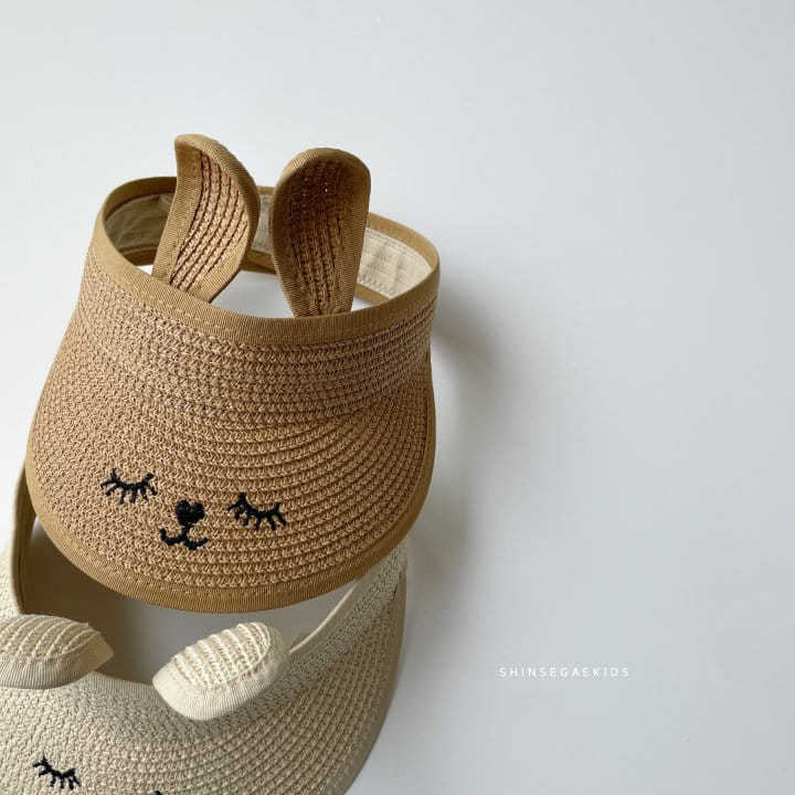 Shinseage Kids - Korean Children Fashion - #prettylittlegirls - Rabbit Face Sun Cap - 7