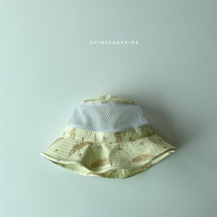 Shinseage Kids - Korean Children Fashion - #stylishchildhood - Crocodile Mesh Safari Hat - 5
