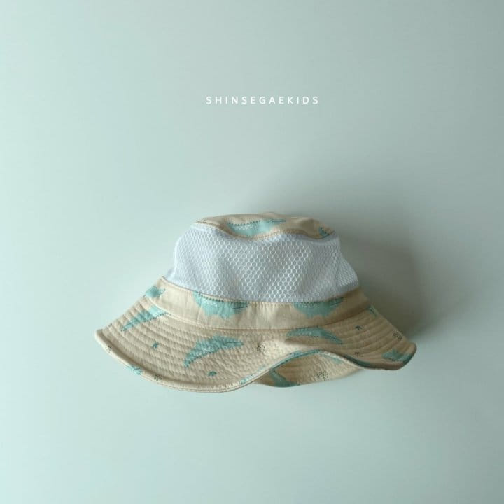 Shinseage Kids - Korean Children Fashion - #todddlerfashion - Crocodile Mesh Safari Hat - 3