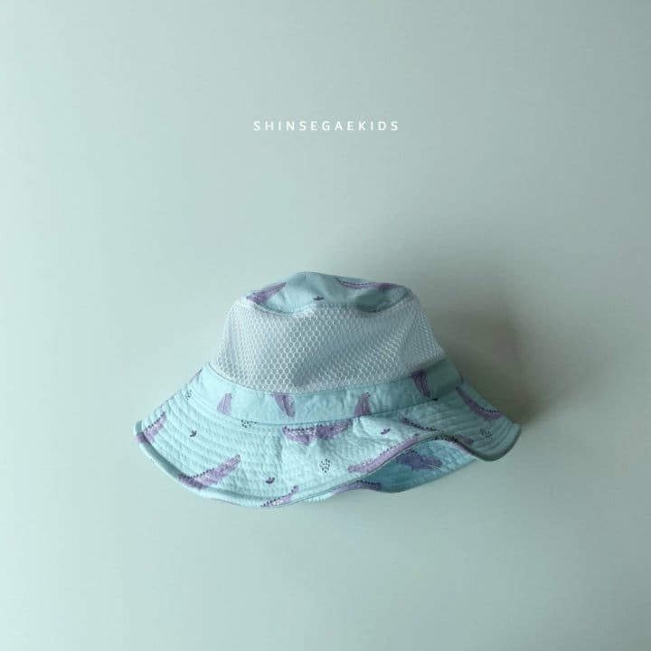 Shinseage Kids - Korean Children Fashion - #todddlerfashion - Crocodile Mesh Safari Hat - 4