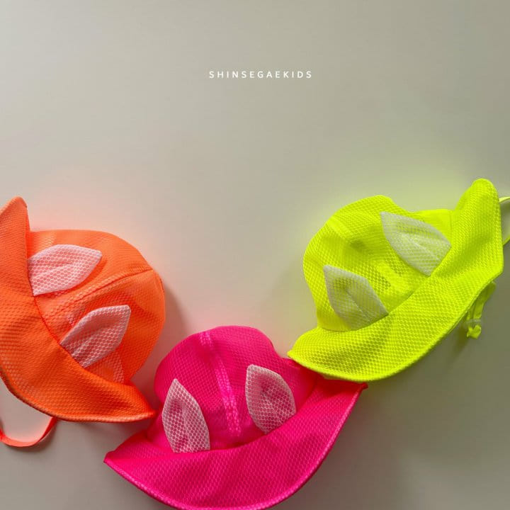 Shinseage Kids - Korean Children Fashion - #toddlerclothing - Rabbit Mesh String Bucket Hat - 8