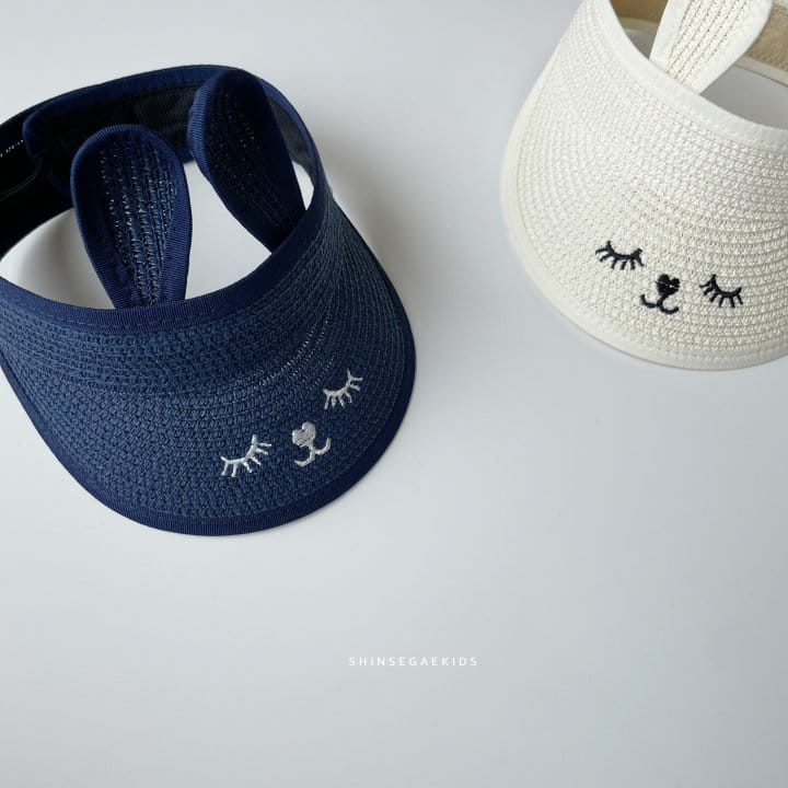 Shinseage Kids - Korean Children Fashion - #toddlerclothing - Rabbit Face Sun Cap - 9
