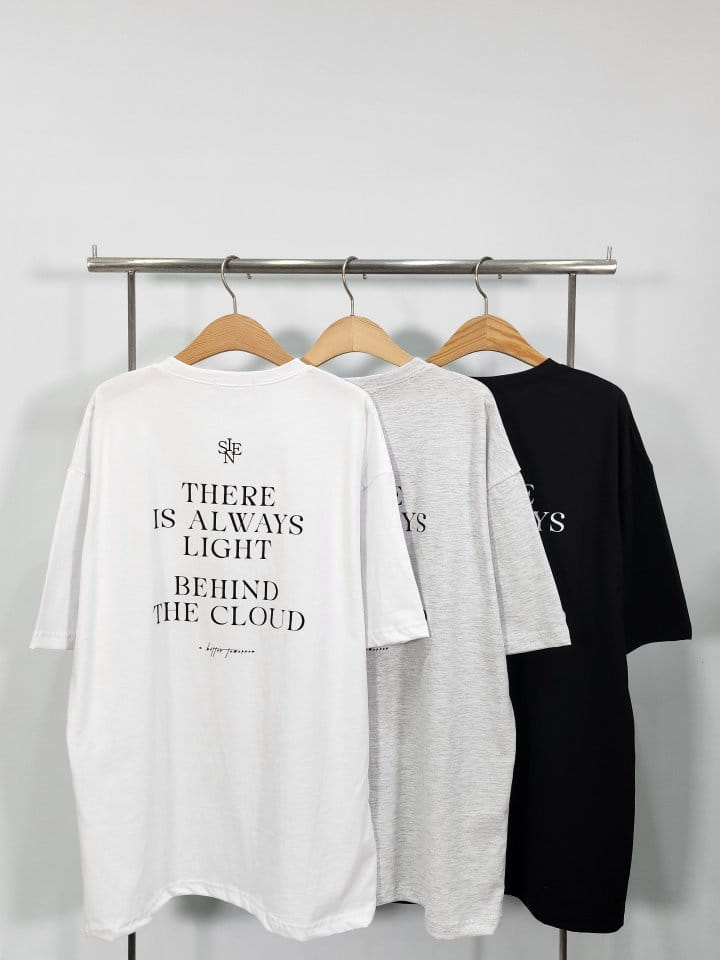 Sienne - Korean Women Fashion - #momslook - CN Box Short Sleeve Tee - 2
