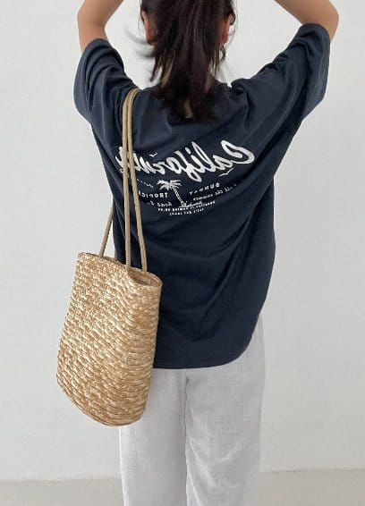 Sienne - Korean Women Fashion - #momslook - Holly Box Short Sleeve Tee - 2