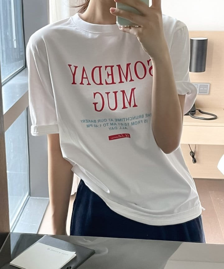 Sienne - Korean Women Fashion - #momslook - Mug Short Sleeve Tee