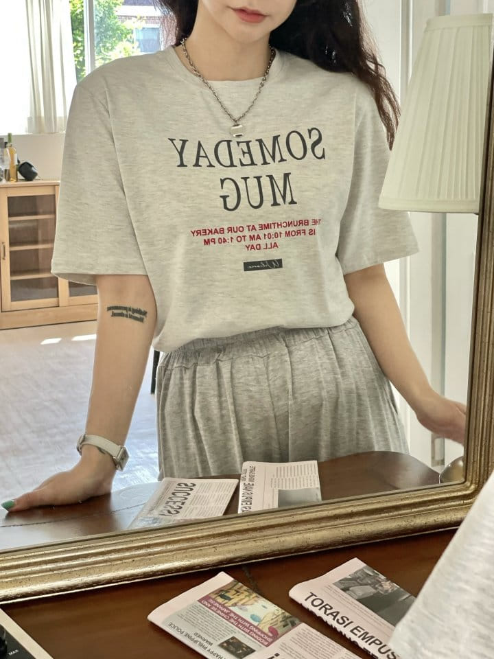 Sienne - Korean Women Fashion - #momslook - Mug Short Sleeve Tee - 3