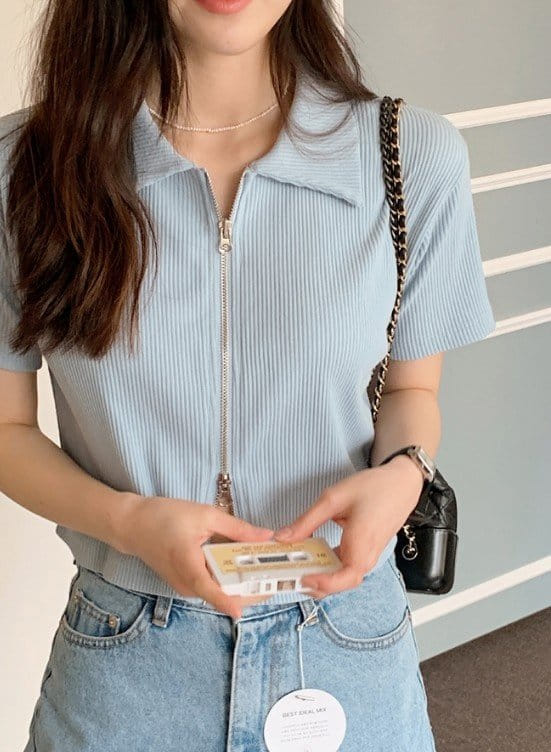 Sienne - Korean Women Fashion - #restrostyle - Bron Rib Cardigan