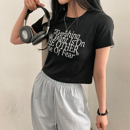 Sienne - Korean Women Fashion - #womensfashion - Everything Slim Short Sleeve Tee - 6