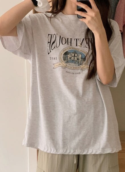 Sienne - Korean Women Fashion - #womensfashion - Orient Box Short Sleeve Tee - 6