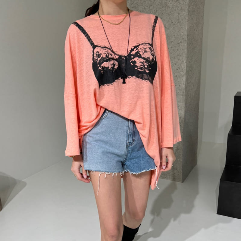 Solar - Korean Women Fashion - #momslook - Bra Top Tee