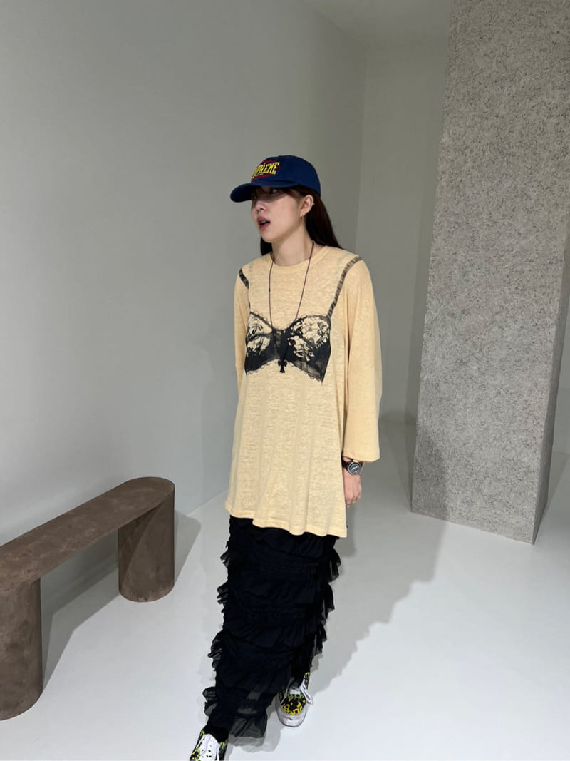Solar - Korean Women Fashion - #momslook - Bra Top Tee - 9