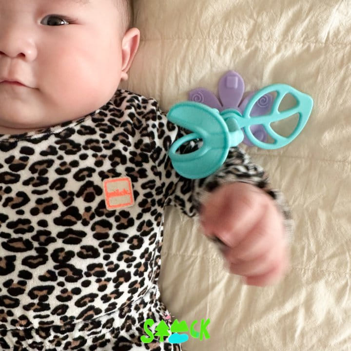 Stick - Korean Baby Fashion - #babyfever - Cat Top Bottom Set - 7