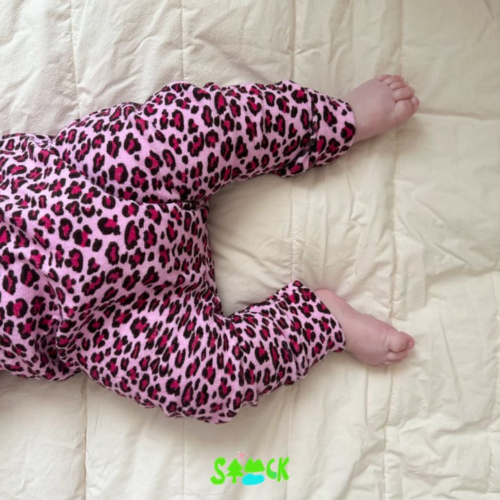 Stick - Korean Baby Fashion - #babyootd - Cat Top Bottom Set - 11