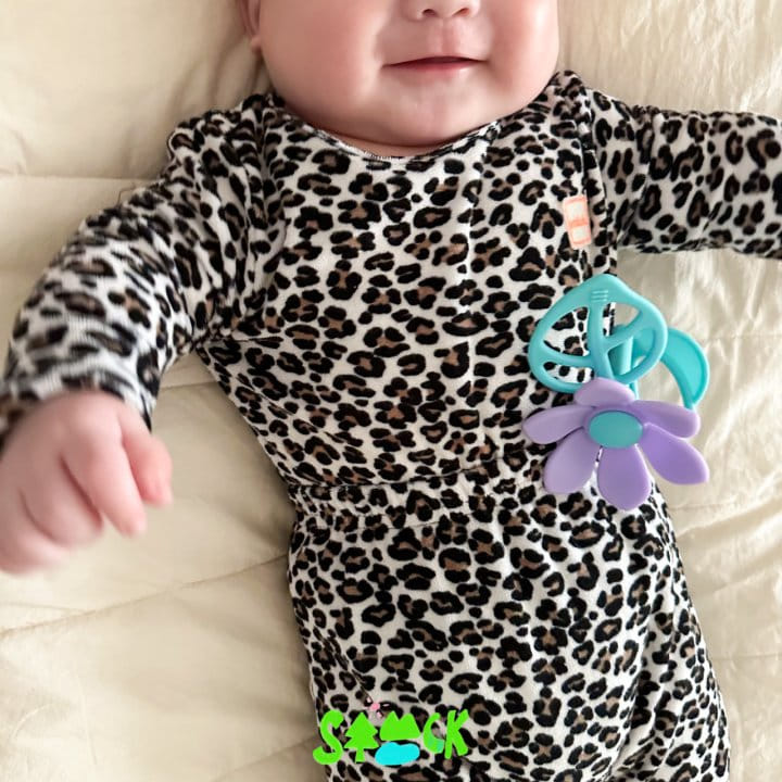 Stick - Korean Baby Fashion - #onlinebabyshop - Cat Top Bottom Set