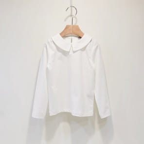 T.j - Korean Children Fashion - #discoveringself - Circle Collar Tee