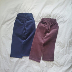T.j - Korean Children Fashion - #magicofchildhood - Straight Rib Pants