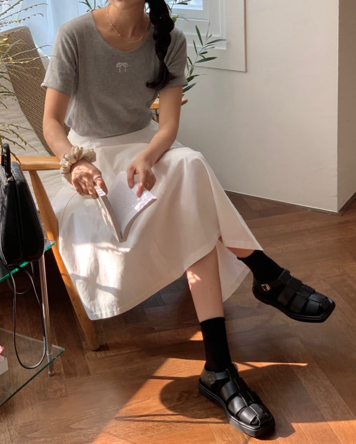Taejoon - Korean Women Fashion - #momslook - Marine Skirt - 5