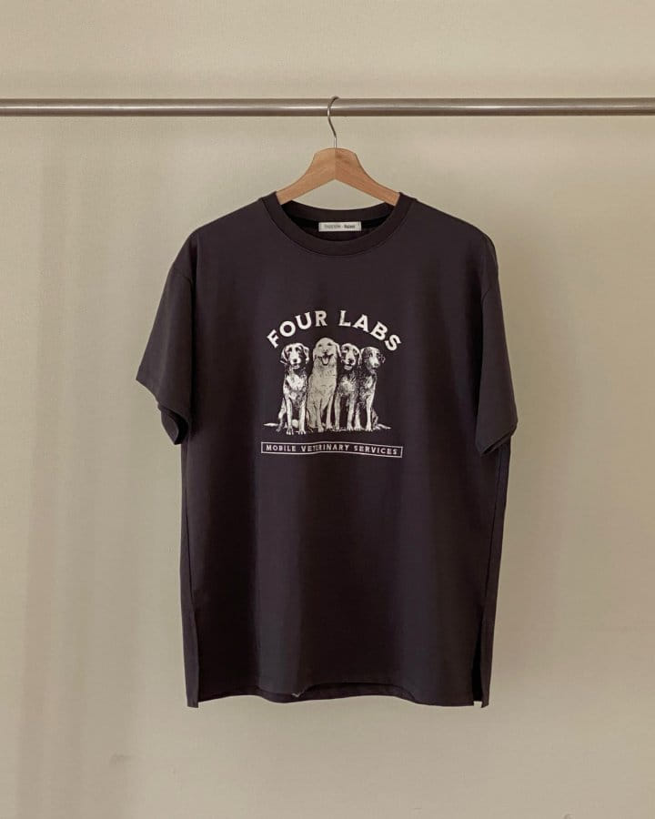 Taejoon - Korean Women Fashion - #momslook - Gold Tee - 5