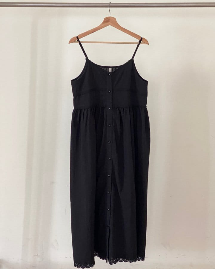 Taejoon - Korean Women Fashion - #momslook - Lace String One-Piece - 6