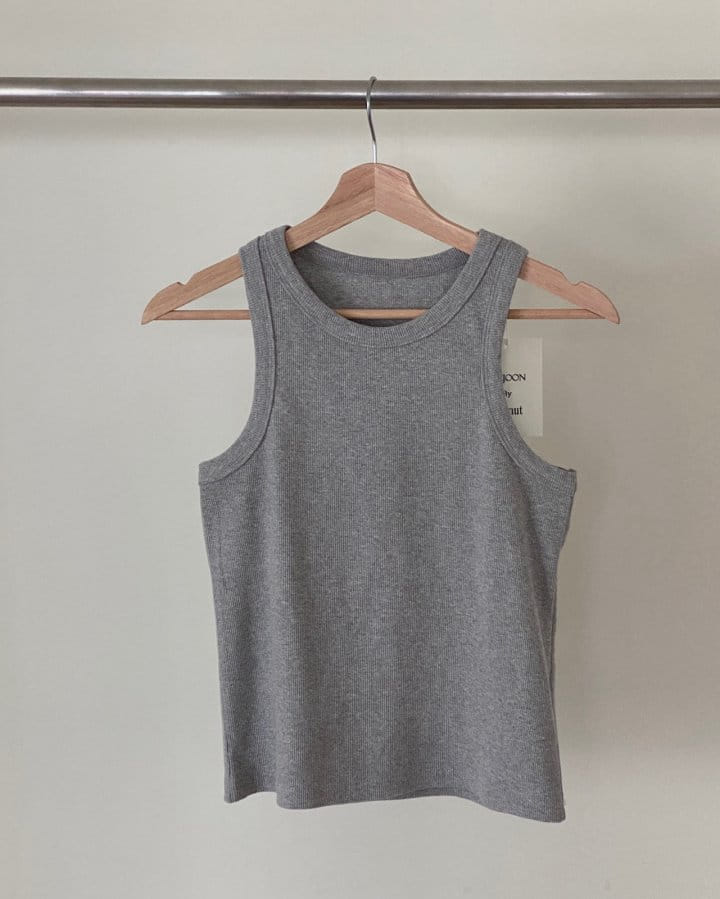 Taejoon - Korean Women Fashion - #momslook - Rib Sleeveless Tee - 11