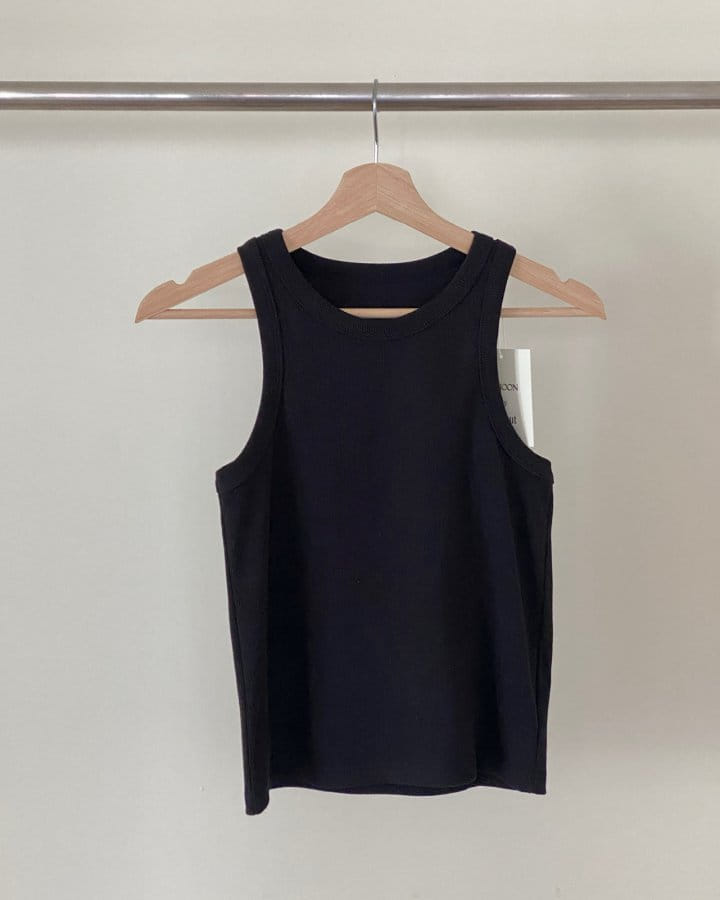 Taejoon - Korean Women Fashion - #momslook - Rib Sleeveless Tee - 9