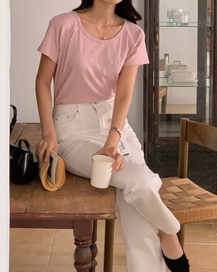 Taejoon - Korean Women Fashion - #restrostyle - Slip Tee - 3