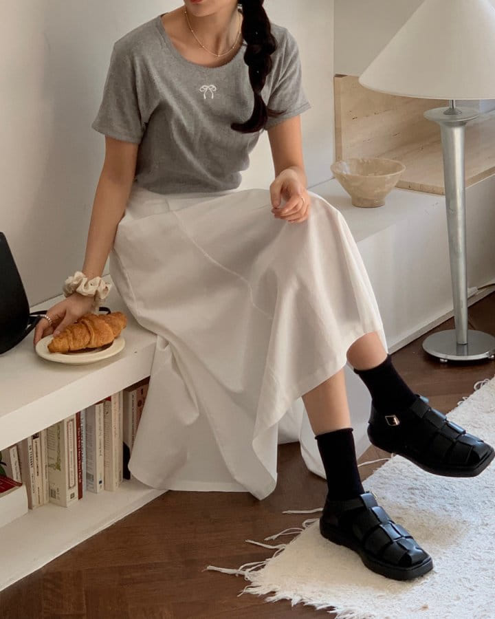 Taejoon - Korean Women Fashion - #thatsdarling - Marine Skirt - 3