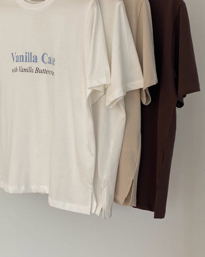 Taejoon - Korean Women Fashion - #vintageinspired - Vanilla Tee - 2