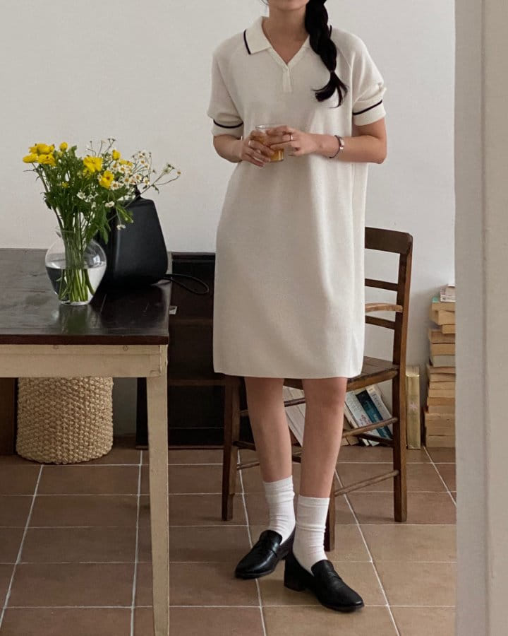 Taejoon - Korean Women Fashion - #vintagekidsstyle - Knit One-Piece - 2