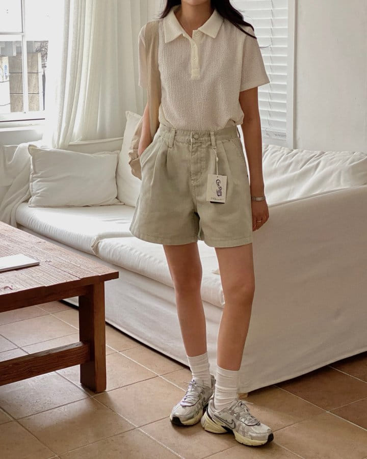 Taejoon - Korean Women Fashion - #womensfashion - Wave Tee - 9