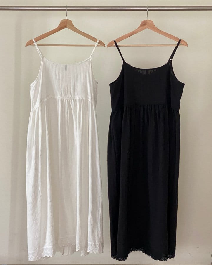 Taejoon - Korean Women Fashion - #womensfashion - Lace String One-Piece - 3