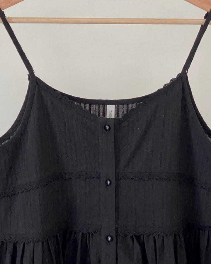 Taejoon - Korean Women Fashion - #womensfashion - Lace String One-Piece - 7