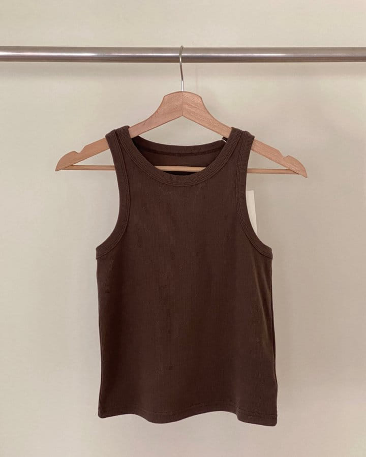 Taejoon - Korean Women Fashion - #womensfashion - Rib Sleeveless Tee - 6