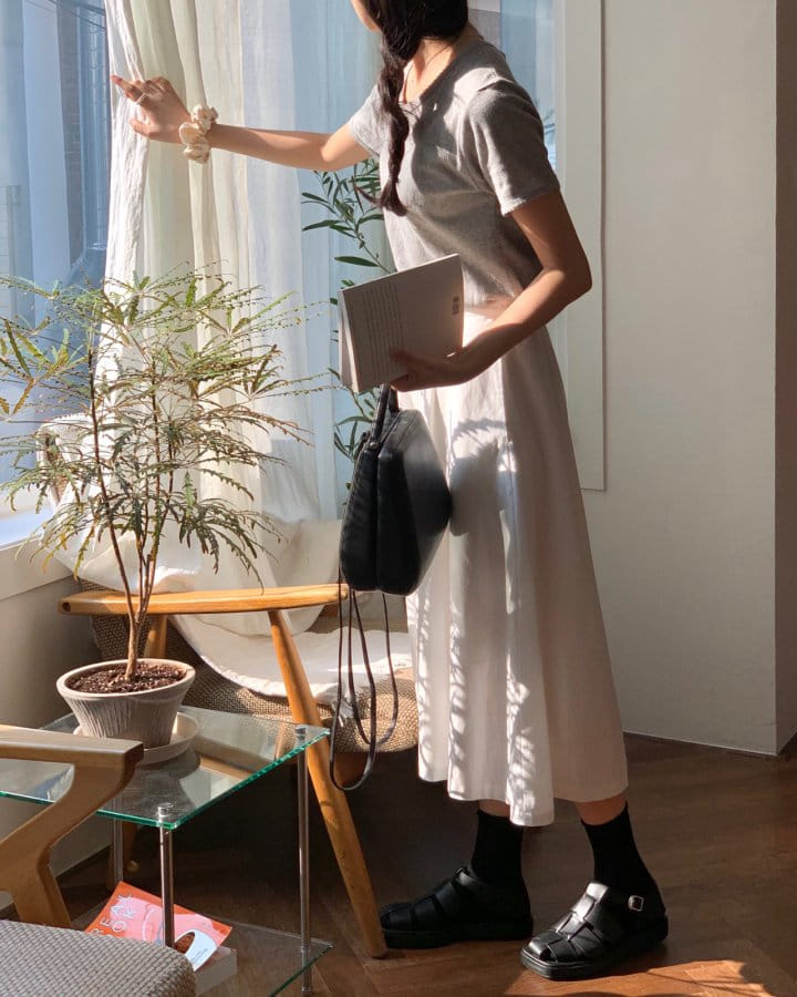 Taejoon - Korean Women Fashion - #womensfashion - Ribbon Tee - 5