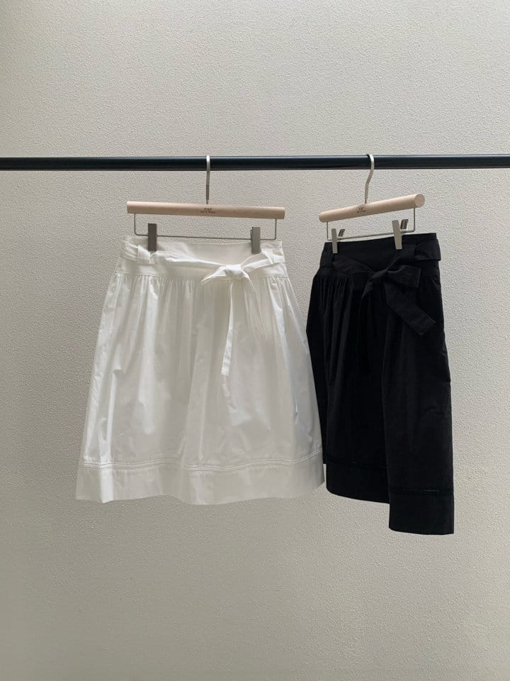 Taf - Korean Women Fashion - #momslook - Coco Ribbon Skirt
