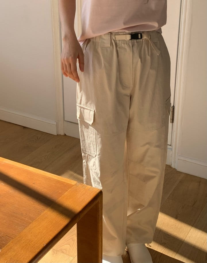 Taf - Korean Women Fashion - #momslook - 24 Belt Cargo Pants - 2