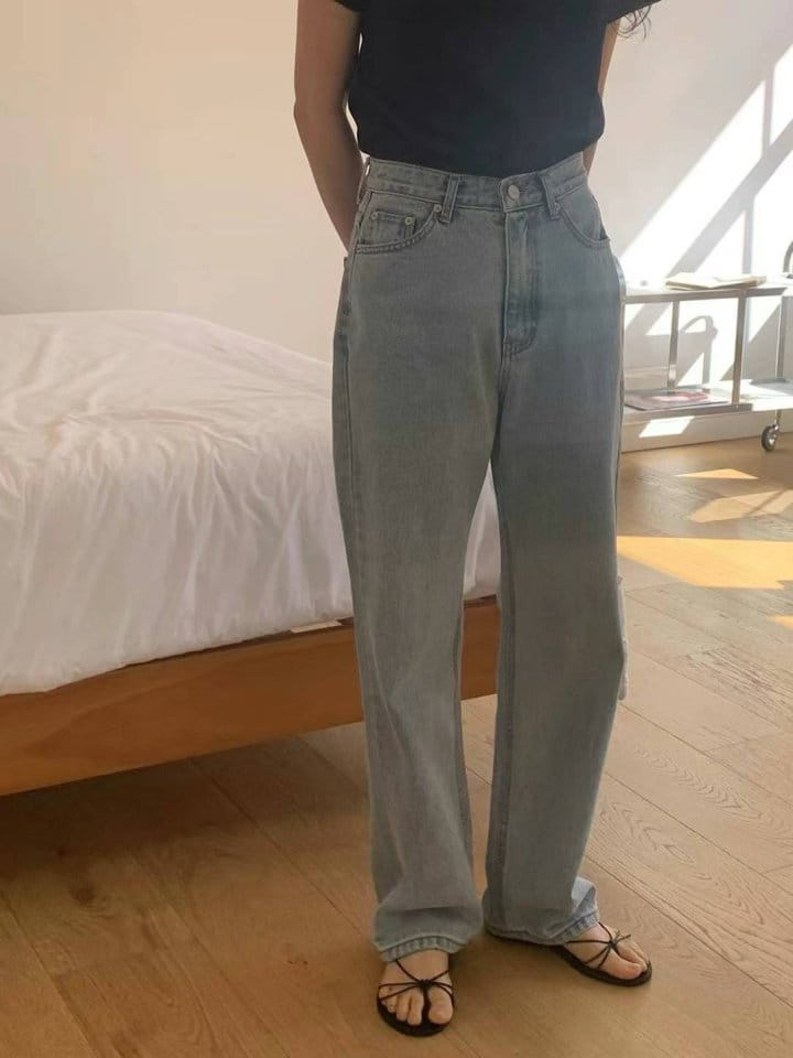 Taf - Korean Women Fashion - #womensfashion - Icy Denim Pants - 4