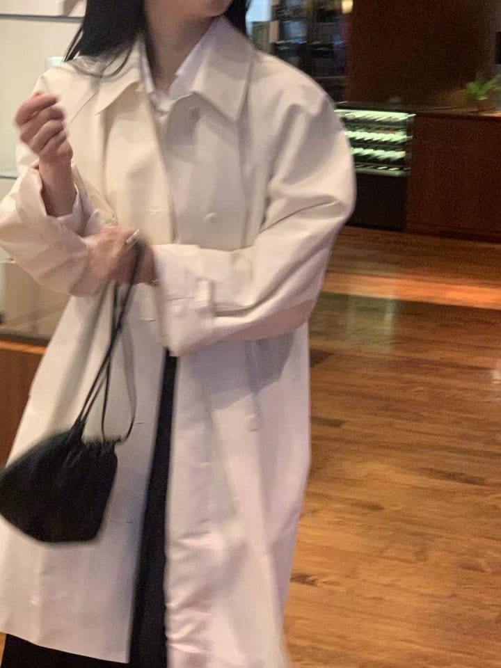 Taf - Korean Women Fashion - #thelittlethings - Hubun Half Trench Coat - 4
