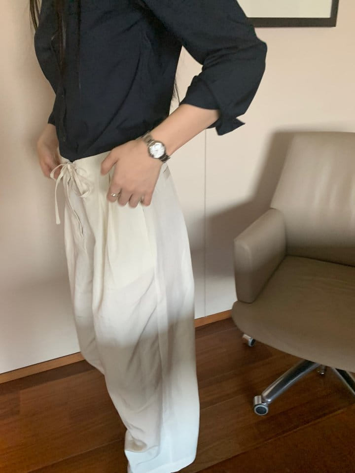 Taf - Korean Women Fashion - #womensfashion - Sui String Pants - 4