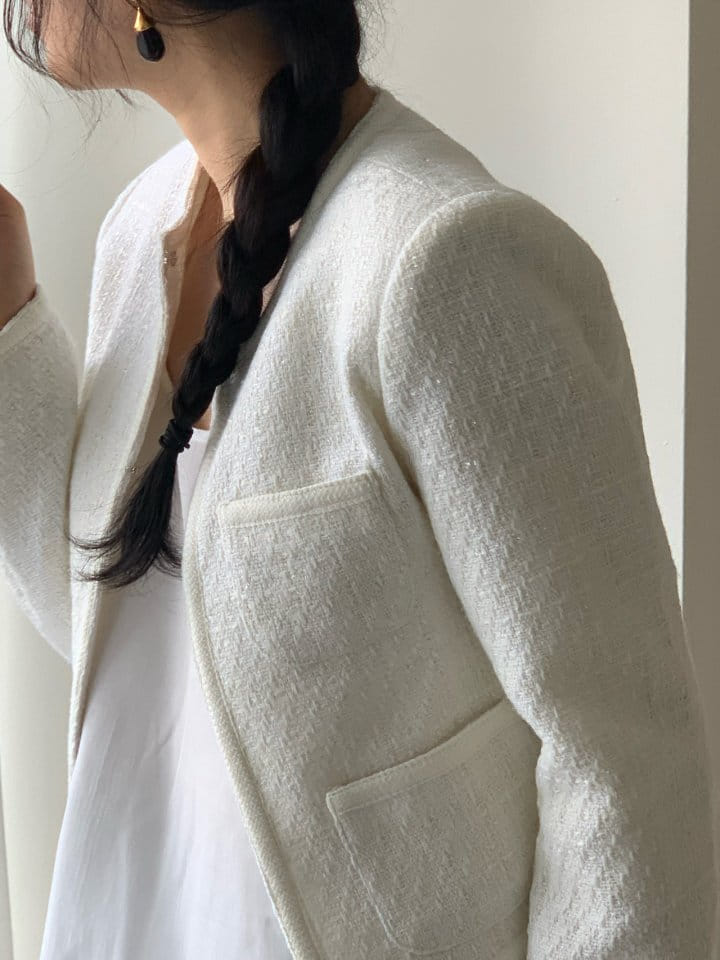 Taf - Korean Women Fashion - #momslook - Jenny Tweed Jacket