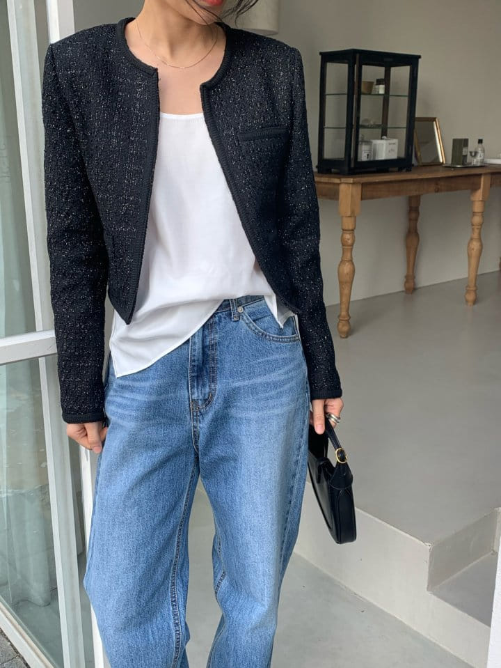 Taf - Korean Women Fashion - #momslook - Jenny Tweed Jacket - 9