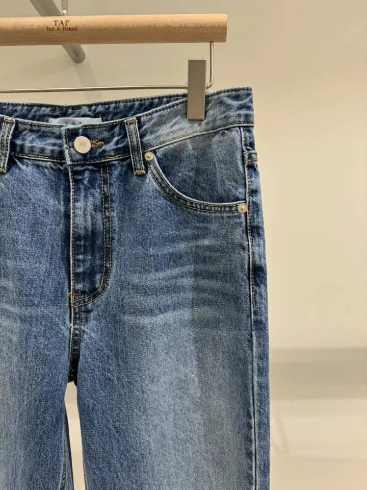 Taf - Korean Women Fashion - #womensfashion - Guinness Denim Pants - 4