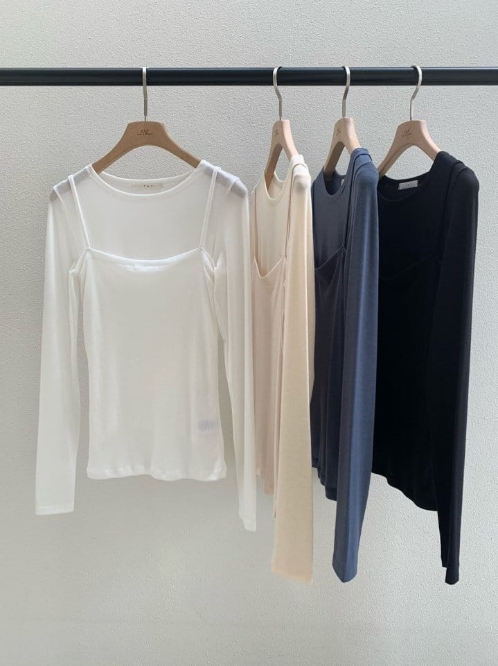 Taf - Korean Women Fashion - #pursuepretty - Layered Tight Tee