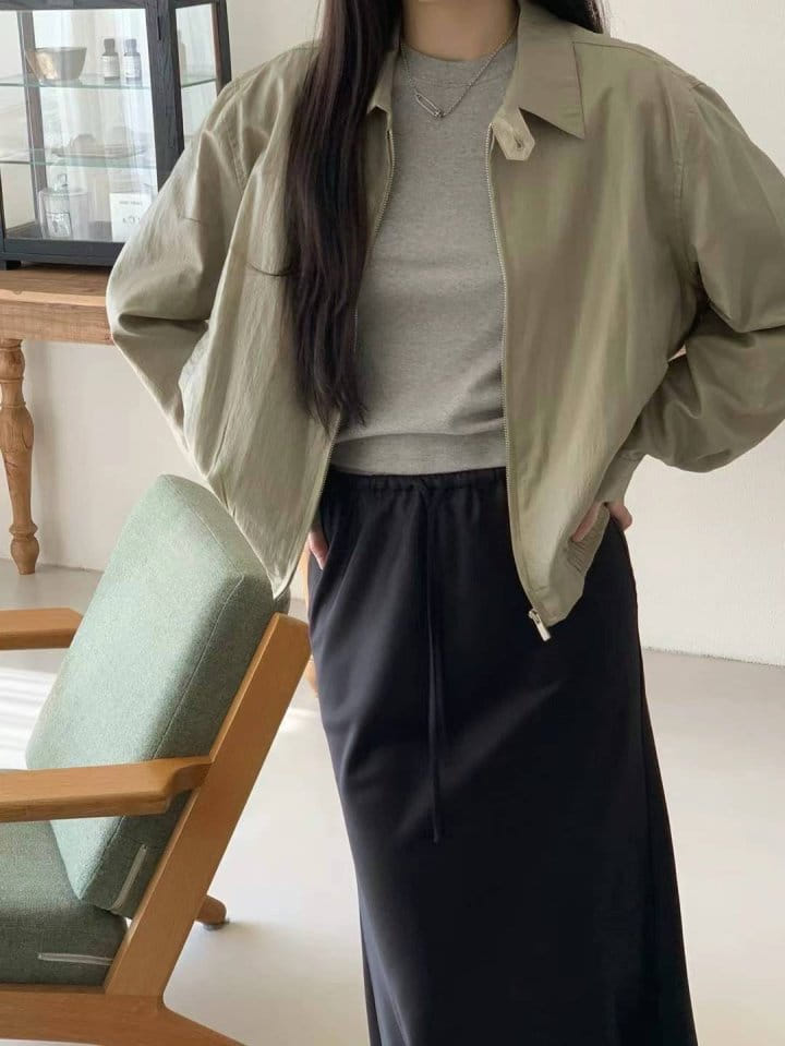 Taf - Korean Women Fashion - #restrostyle - Silky Blouson
