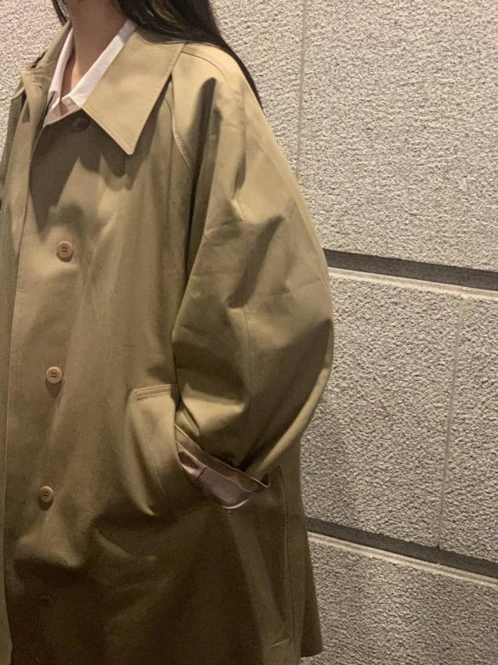 Taf - Korean Women Fashion - #shopsmall - Hubun Half Trench Coat