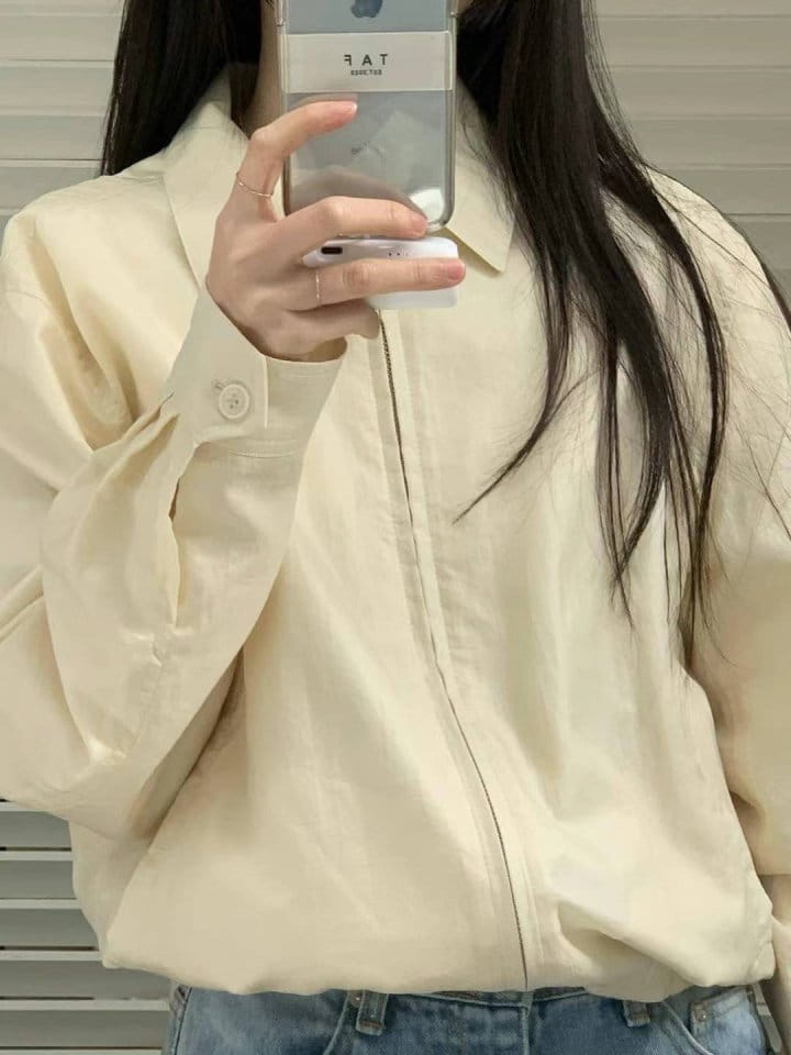Taf - Korean Women Fashion - #shopsmall - Silky Blouson - 4