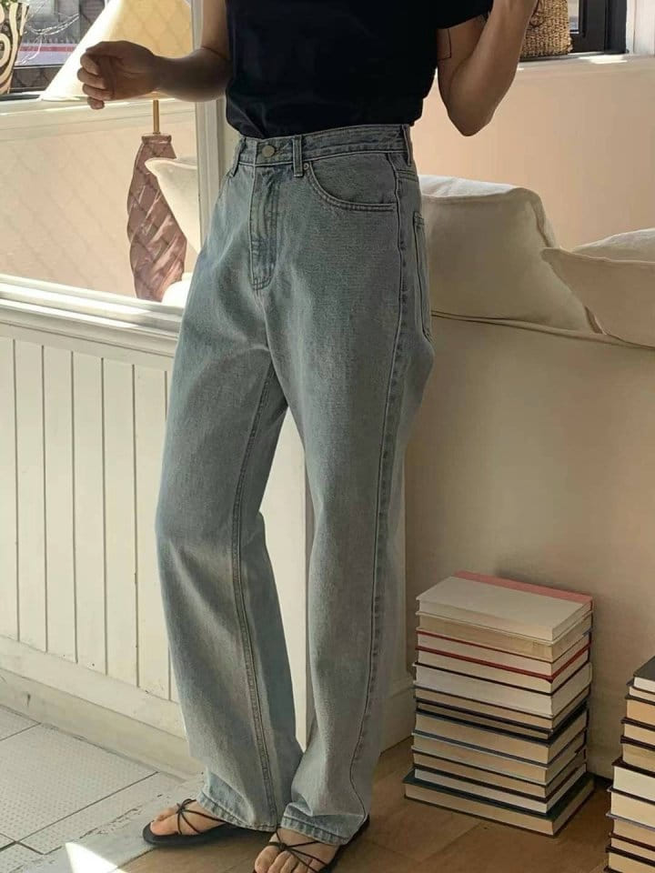 Taf - Korean Women Fashion - #womensfashion - Icy Denim Pants